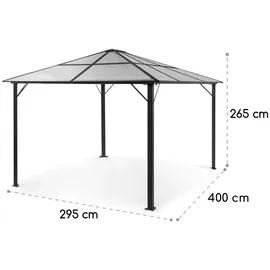 Blumfeldt Pantheon Solid Sky 3 x 4 m Grau/Transparent