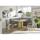 Trendmöbel24 Eckbank Eckbankgruppe MANZANO 197x157 cm - Tisch Verona Artisan Eiche