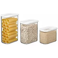 Mepal Modula Vorratsdosen 3-teiliges Set weiß 1 l