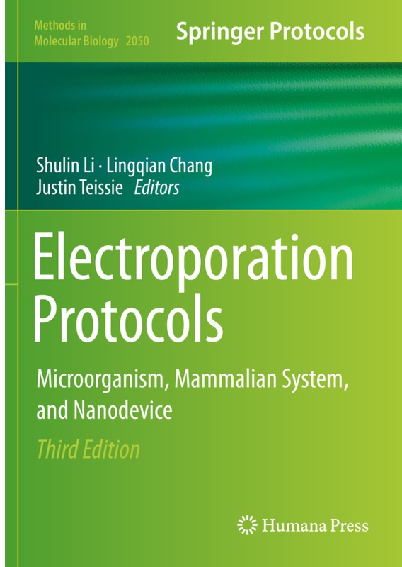 Electroporation Protocols, Kartoniert (TB)