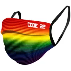 Code 22  Masken Gemischte Schutzmaske C22 rot Code22  in Rot, Einheitsgrösse