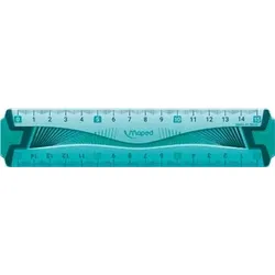 Maped Lineal, 15cm, Plastik, transparent