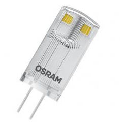 LEDVANCE LED-Lampe PIN, 12 V, G4  0,9W, 2700K, 320 Grad, nicht dimmbar