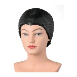 Comair Strähnenhaube Latex schwarz Thermoplastik