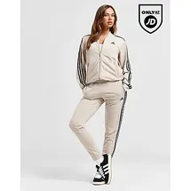 adidas Essentials 3-Streifen Trainingsanzug Olive Strata XS