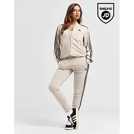 adidas Essentials 3-Streifen Trainingsanzug Olive Strata XS