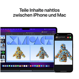 Apple MacBook Air, MLXW3D/A, CTO, Notebook, mit 13,6 Zoll Display, Apple M-Series,M2 Prozessor, 16 GB RAM, 512 SSD, M2, Space Grau, macOS