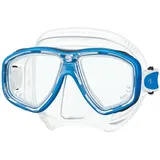 TUSA Freedom CEOS - Kleinvolumige Tauch- und Schorchelmaske, silicone transparent/ fishtail blau