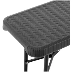 Royal Catering Bierbank - 1830 x 300 x 430 mm -  - 300 kg - Schwarz
