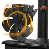 Randaco Ofenventilator Ohne Strom, Weiteres Kaminzubehör, Ofen- Und Kamingebläse Mit Thermometer