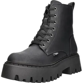 Buffalo BFL/Aspen LACE UP WARM Damenschuhe Schnürstiefel Schwarz Freizeit, Schuhgröße:39 EU - 39