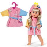 BABY BORN Puppenbademantel Mehrfarbig (43 cm)