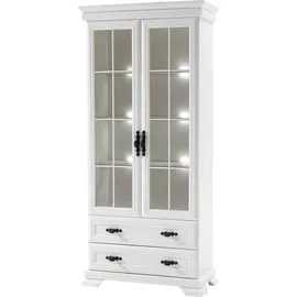 OTTO home Vitrine Royal 88 x 40 x 192 cm Weiß