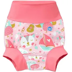 Splash About Happy Nappy Eule und Kätzchen Schwimmwindel rosa 2XL