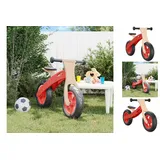 vidaXL Laufrad für Kinder mit Luftreifen Rot