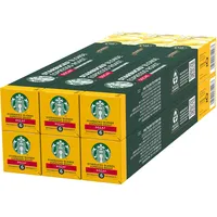 STARBUCKS Blonde Espresso Roast Entkoffeiniert by Nespresso, Helle Röstung, Kaffeekapseln 6 x 10 (60 Kapseln)