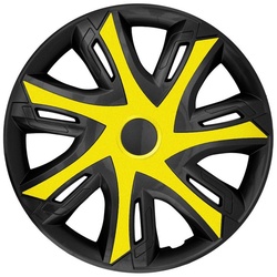 NRM Radkappen »N-POWER«, 15 in Zoll, Radzierblenden 4er Set 15" gelb