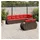vidaXL Gartensofa-Set 8-tlg. Loungesofa braun