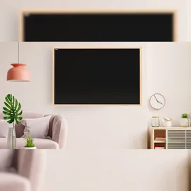 ALLboards Kreidetafel 60x40 cm, Naturholzrahmen