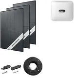 Photovoltaik-Paket 8 kWp mit Huawei Wechselrichter 8 kW, 20 Solarmodulen Glas-Glas full black (* 0% MwSt. gem. §12 Abs. 3 UstG)