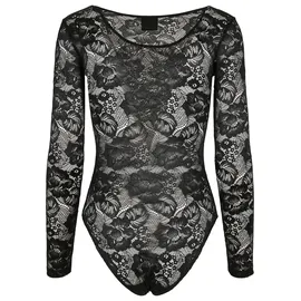 URBAN CLASSICS Langarmbody Schwarz XXL