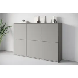 OTTO home Highboard 180 x 125 x 39,5 cm grau