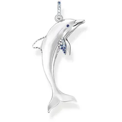 Thomas Sabo PE932-644-1 Anhänger Delfin mit blauen Steinen