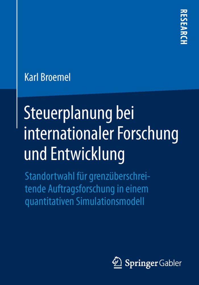Steuerplanung Bei Internationaler Forschung Und Entwicklung - Karl Broemel  Kartoniert (TB)