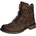 Schnürstiefeletten Dunkelbraun 43