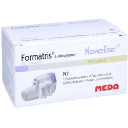 FORMATRIS 6μg Novolizer 2x60 ED Inhalator+Patrone 2 St