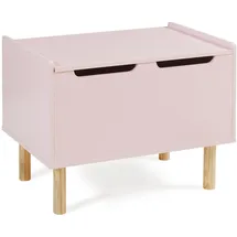 [en.casa] Aufbewahrungskiste Virer 60 x 40 x 45 cm 1-tlg. Rosa