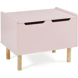[en.casa] Aufbewahrungskiste Virer 60 x 40 x 45 cm 1-tlg. Rosa