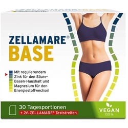 Zellamare Base + Teststreifen - für Intervall-Fasten, Säure-Basen-Haushalt + Stoffwechsel, Vegan, glutenfrei