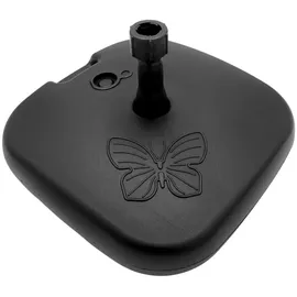 Buri Sonnenschirmständer anthrazit Schirmständer Ständer Kunststoff füllbar