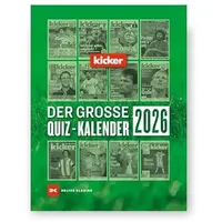 Delius Klasing Verlag Der große kicker Quiz-Kalender 2026