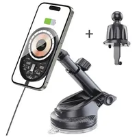 TECH-PROTECT Autohalterung 15W Tech-Protect MM15W-V6 Ladegerät MagSafe Armaturenbrett Lüftungsschlitze