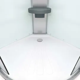 AcquaVapore Duschkabine Fertigdusche Dusche Komplettkabine D10-10M1 90x90 cm ohne 2K Scheiben Versiegelung