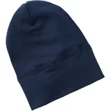 Engel - Baby- Mütze Wolle/Seide - Mütze Gr 110/116) blau
