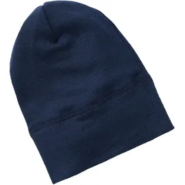 Engel - Baby- Mütze Wolle/Seide - Mütze Gr 110/116) blau