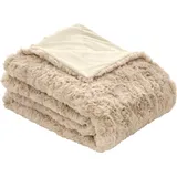 Bugatti Kuscheldecke 150 x 200 cm Beige