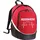 multifanshop Rucksack - Heidenheim - Herzschlag, rot/schwarz, Größe one size