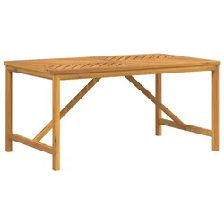 vidaXL Garten-Esstisch 150x90x74 cm Massivholz Akazie