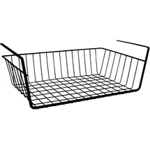 MSV Hängekorb aus Metall 38,5 x 25,5 x 14 cm Schwarz