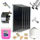 Solarthermie Paket Flachkollektoren Solar KFW Hochleistungskollektor 10,0m2
