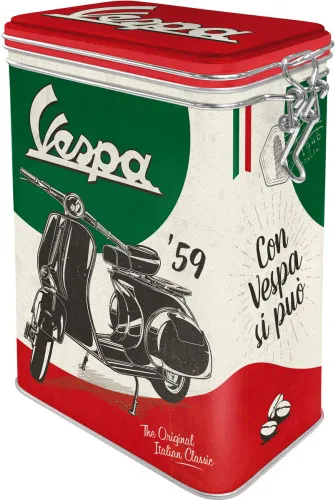 Nostalgic Art Vespa - The Italian Classic, boîte de conserve - 11 cm x 18 cm x 8 cm