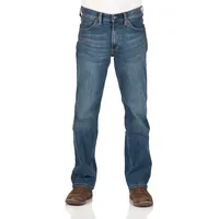 Mustang Tramper - Straight Fit Jeans in mittelblauen Used Look-W30 / L32