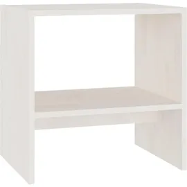 vidaXL Nachtschrank 40 x 30,5 x 40 cm Weiß