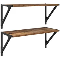 VidaXL Wandregal 60 x 25 x 25,5 cm Braun