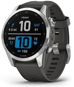 Garmin Smartwatch fenix 7S GPS, 42 mm, NFC, Silber, Graphit