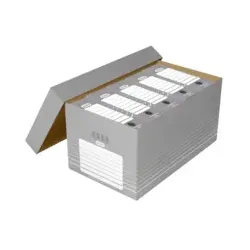 ELBA Transportbox Karton weißgrau 100333273 83427